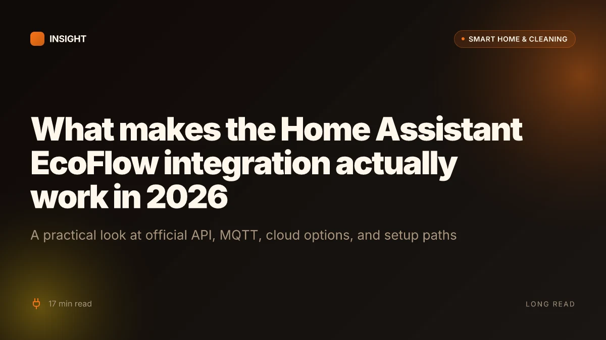 What makes the Home Assistant EcoFlow integration actually work in 2026