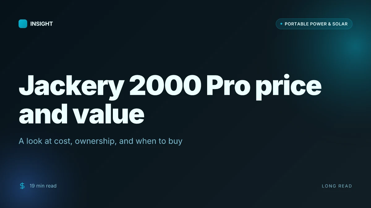 What is the Jackery 2000 Pro, and how it changes portable power in 2026