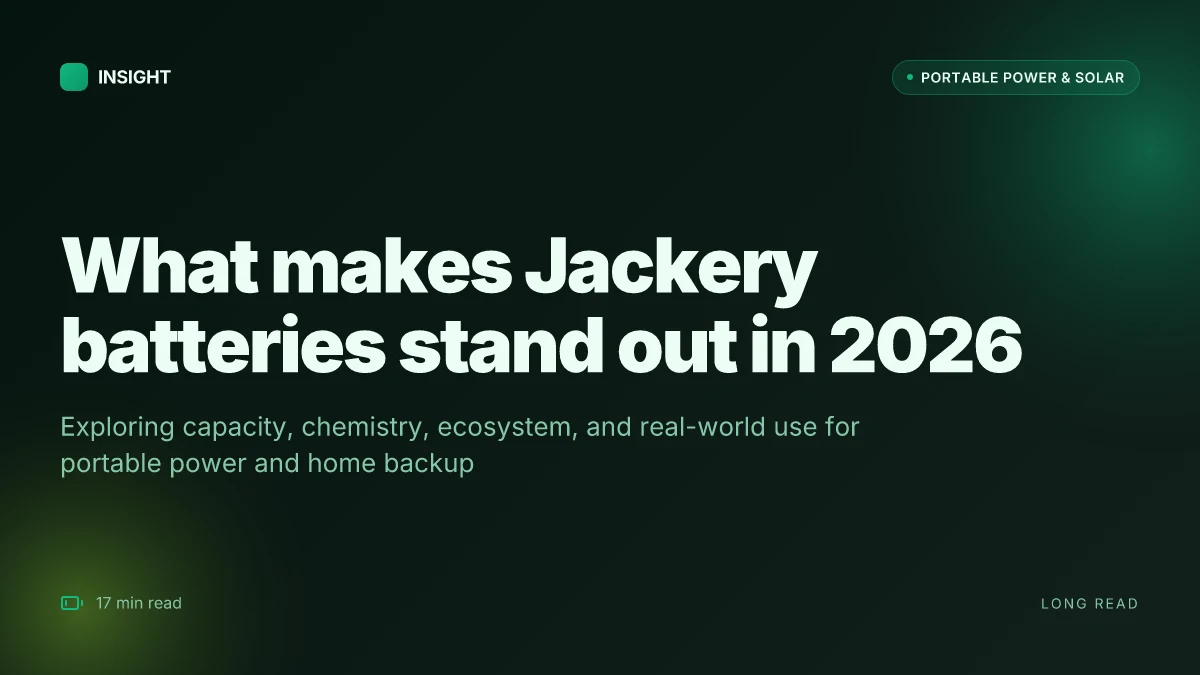 What makes Jackery batteries stand out in 2026