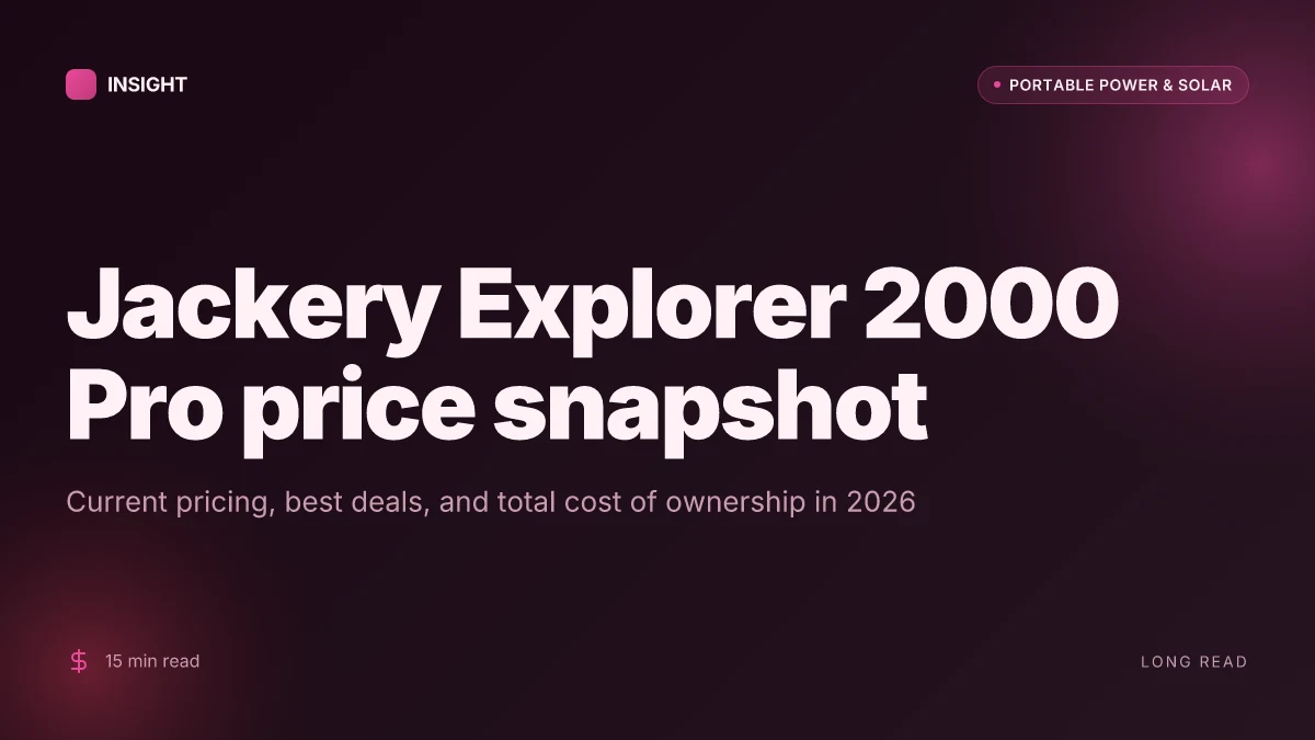 What makes the Jackery Explorer 2000 Pro a top choice for emergency power in 2026