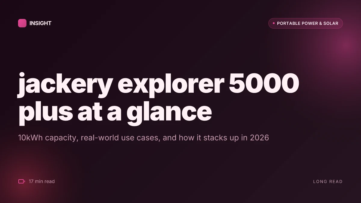 What makes the Jackery Explorer 5000 Plus with 10kWh capacity different from its peers