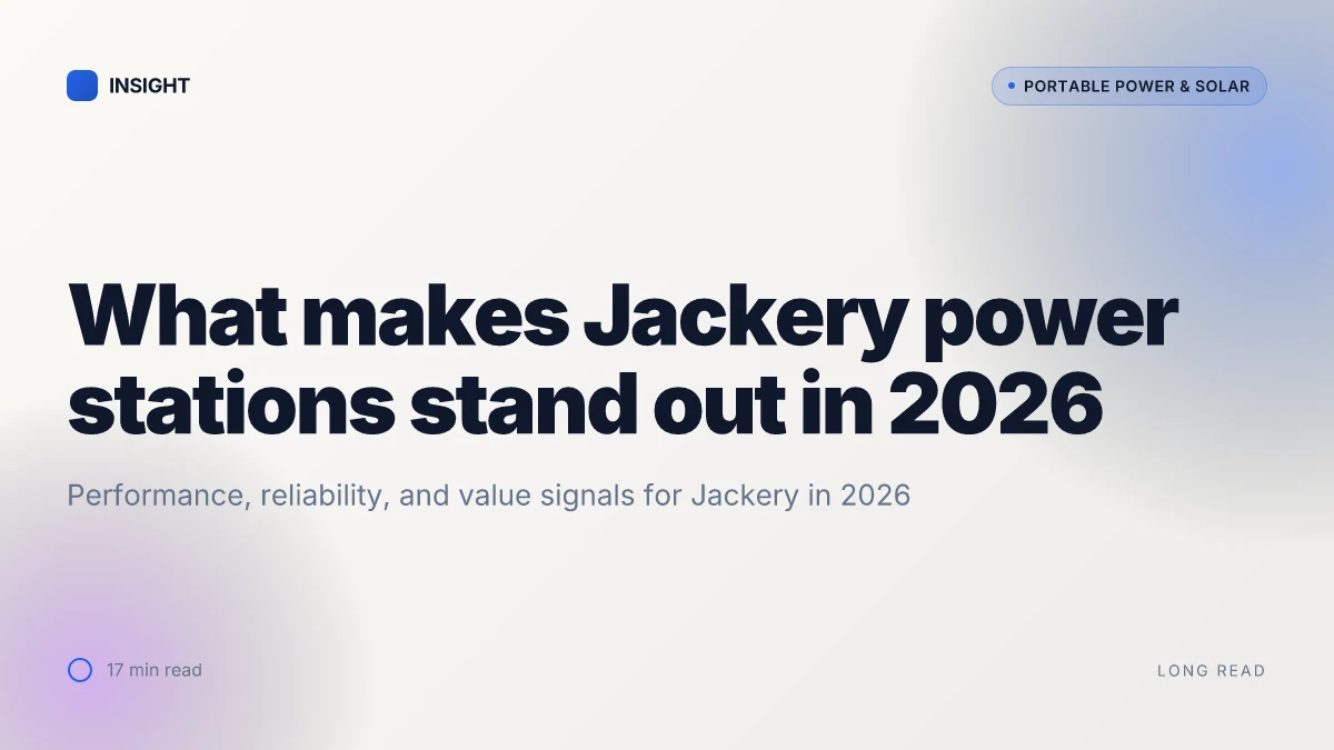 What makes Jackery power stations stand out in 2026