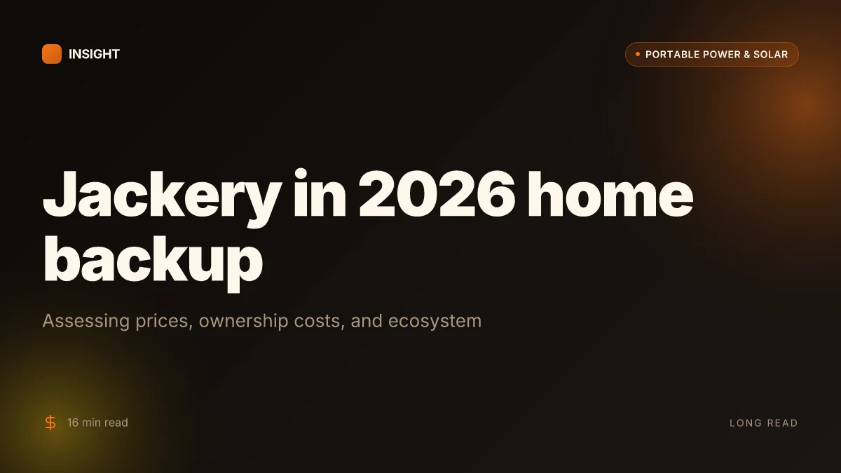 How Jackery US power stations fit into modern home backup in 2026
