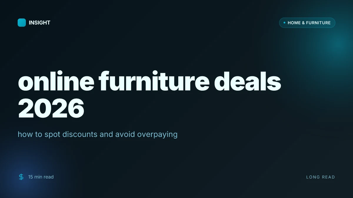 How to snag online furniture deals in 2026 without overpaying