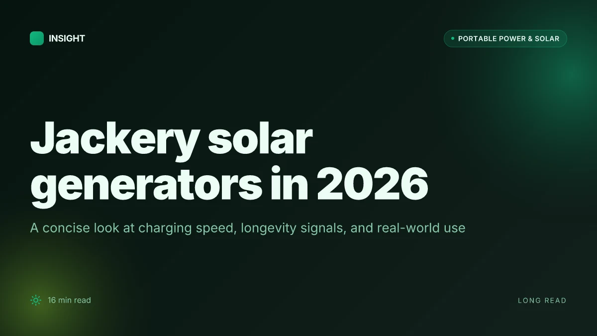 8 Takeaways from recent reviews on Jackery solar generators in 2026