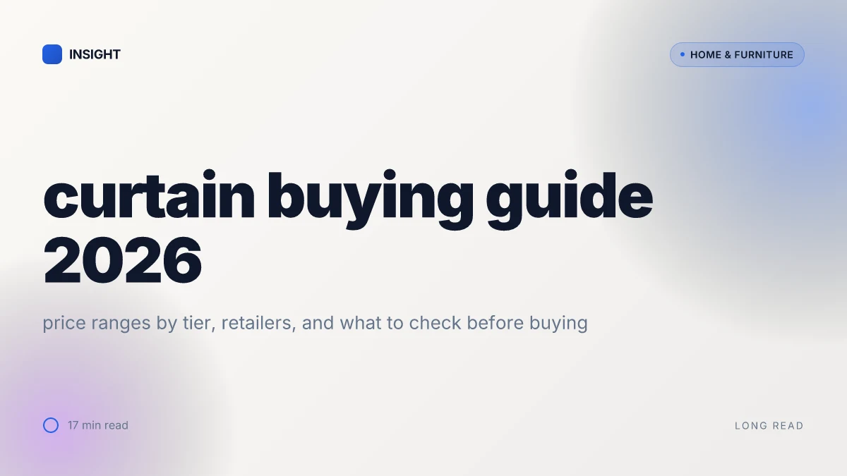 How to buy curtains in 2026: price ranges, brands, and where to shop