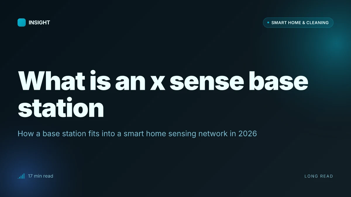 What is an x sense base station, and how it fits into smart home sensing