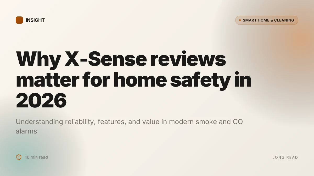 Why X-Sense reviews matter for home safety in 2026