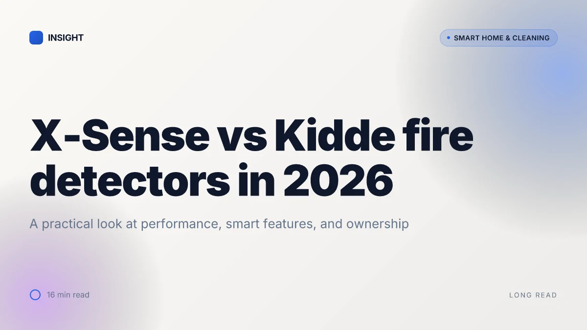 How X-Sense vs Kidde compares for 2026 fire detectors